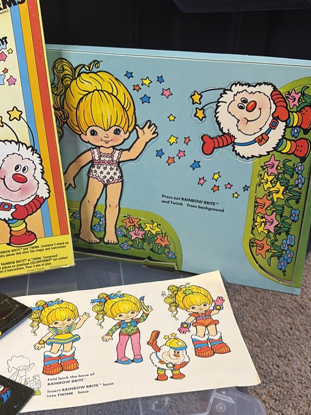 1983 Rainbow Brite Colorforms NIB - Picture 2 of 8